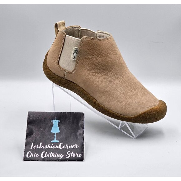 Keen Women's Beige Nubuck Leather Mosey Chelsea Ankle Boots Size 9.5 2949 - Picture 15 of 16